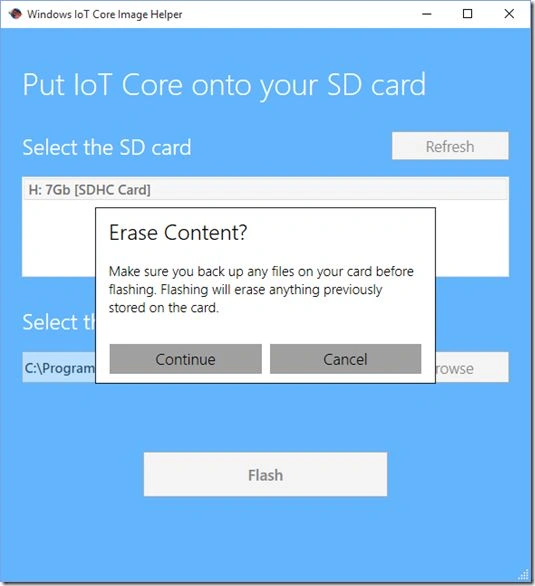 Erase Content
