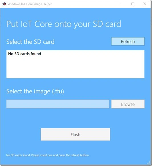 WindowsIoTImageHelper 