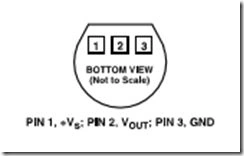 Pinout Sensor TMP36