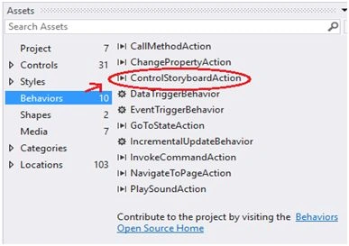 ControlStoryboardAction 