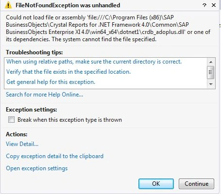 config file