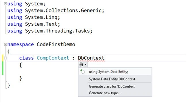 codefirst code