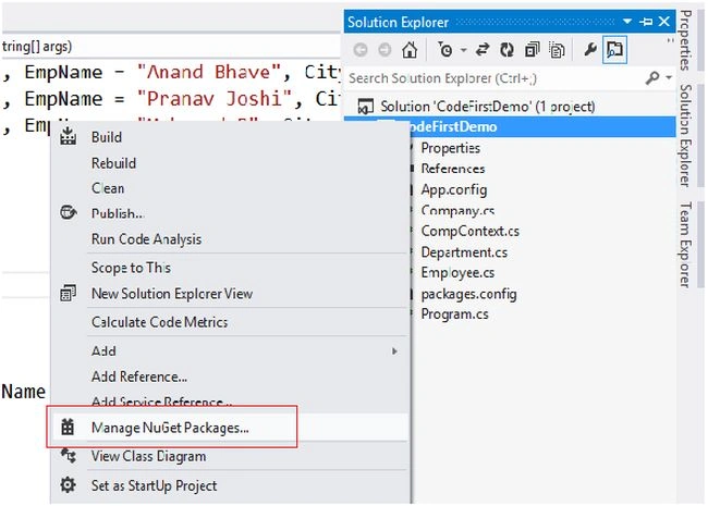 manage Nuget package