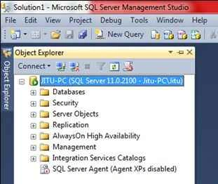 Connect with the database instance