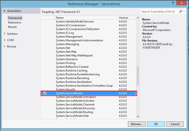 ServiceHost