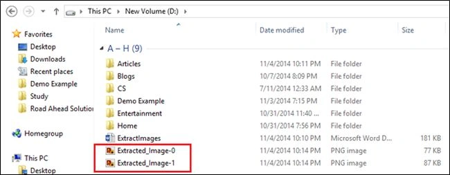 Extract Images