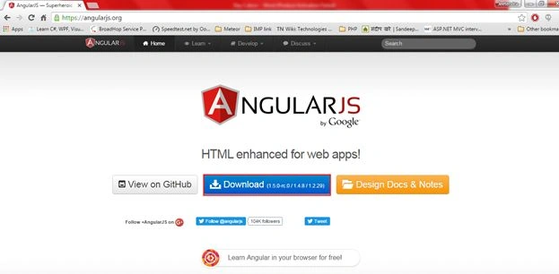 Download angularjs