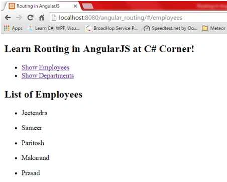 Show Employees