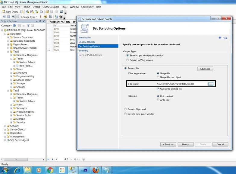 File name