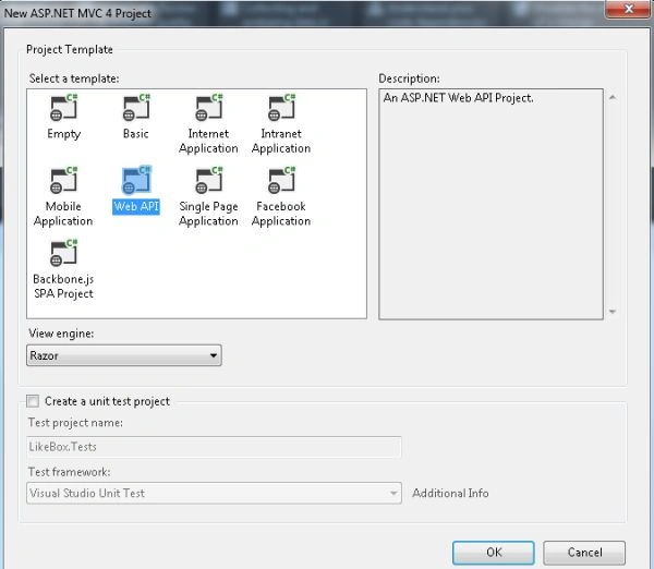 Select Web API
