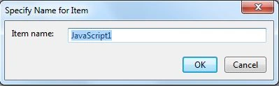 Change name of the Script