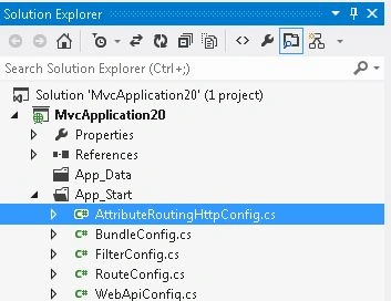 Display Attribbute Routing file