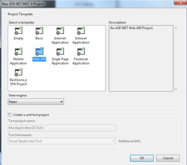 Select Web API