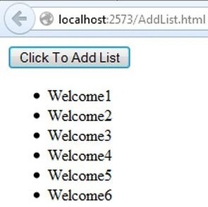 Add list Item