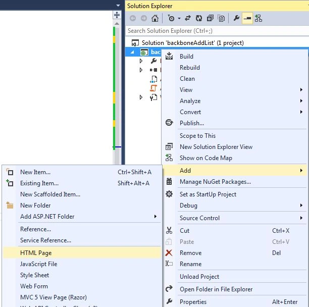 Select HTML page