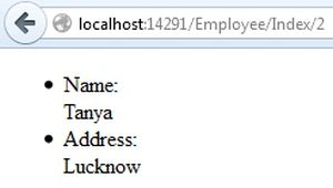 Display data from SQL