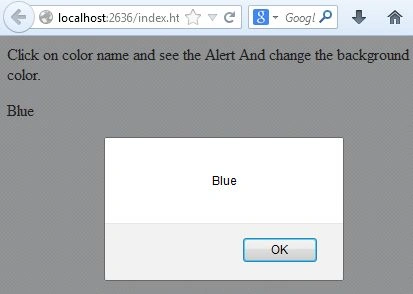 Display Alert Box