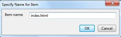 Change NAme of the HTML page