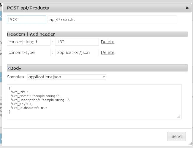 Post APi Product