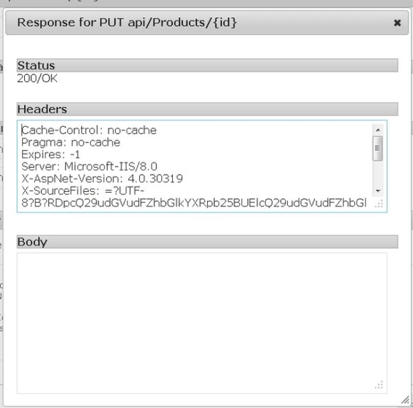 PUT Response
