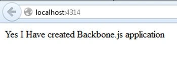 Output message