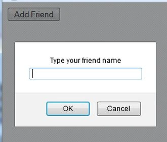 Display prompt box