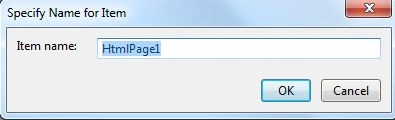 Change name of the page
