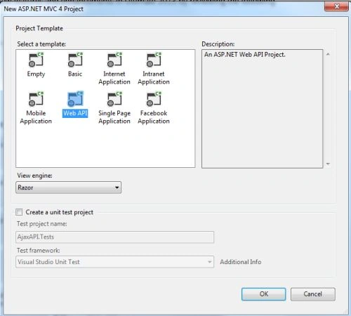 Select Web API