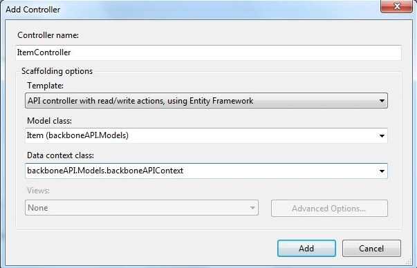 Add API Controller