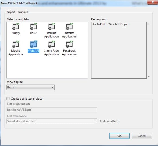 Select Web API