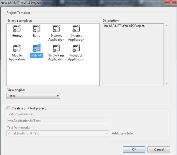 Select Web API