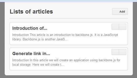 Add article with description