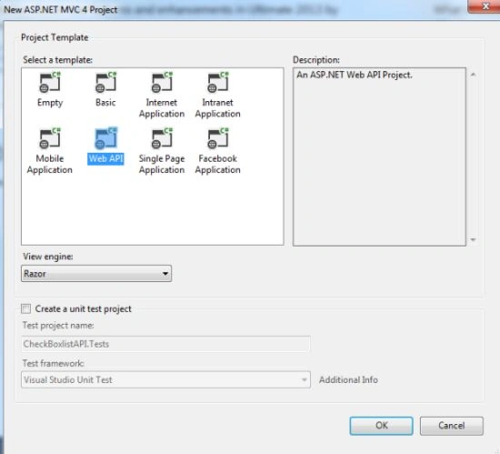 Select Web API