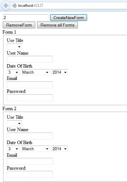 Create2Forms