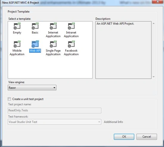 Select Web API