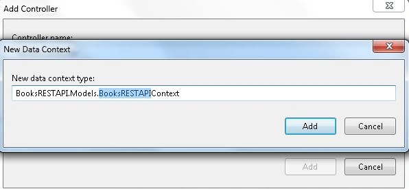select New Data Context