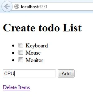 Add list Item