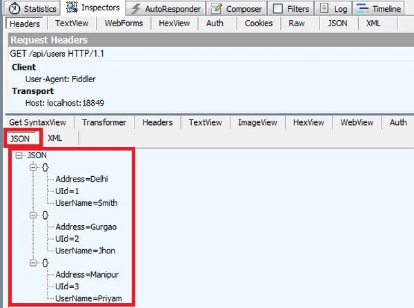 Fetch data from database