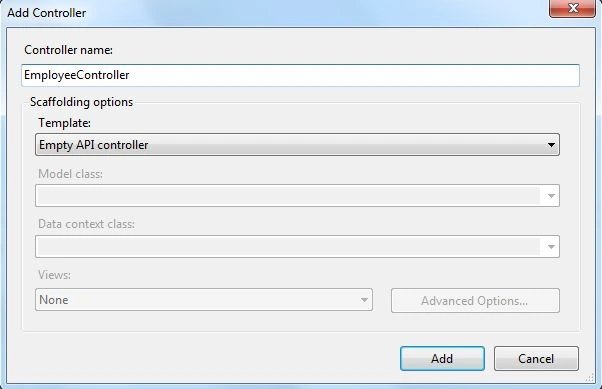 Add api controller