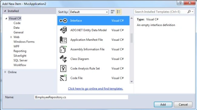 Add interface