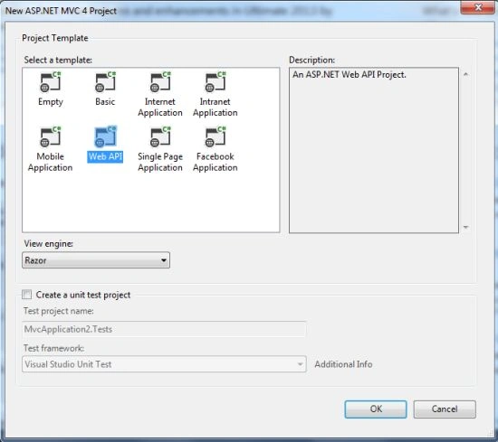 Select Web API