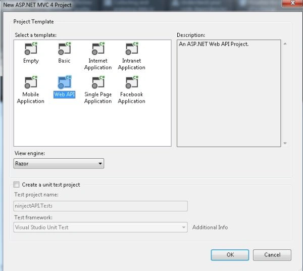 Select Web API