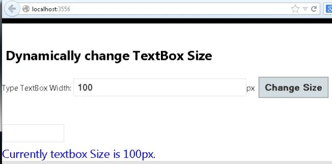 Decrease size of Textbox