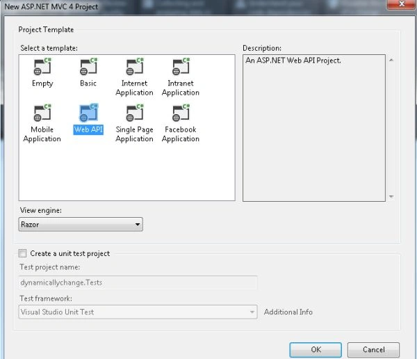 Select Web API