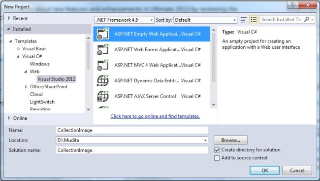 Create Web Application