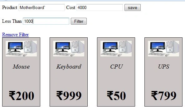 filter the Data