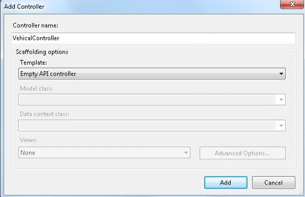 Add API Controller