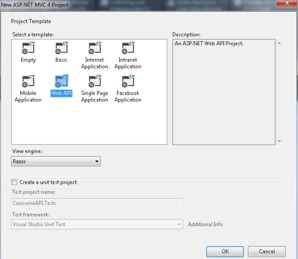 Select Web API