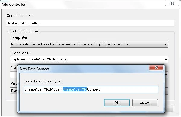Add Data Context