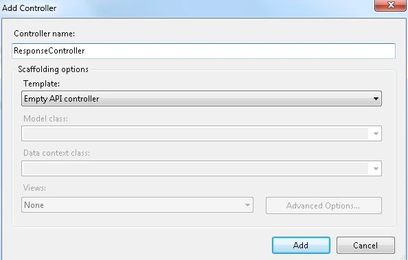 Add Controller